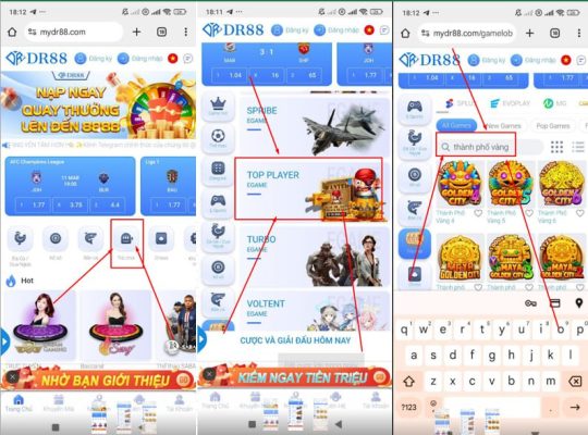 Cách chơi thành phố vàng Maya trên DR88
